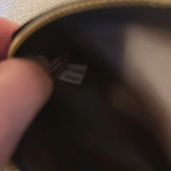 NWOT Coach Black Leather Accessory Pouch - Picture 6 of 7